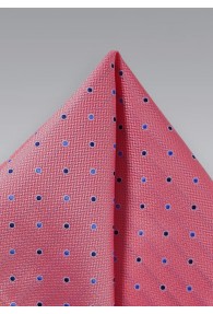 Puccini Einstecktuch – Magenta mit Punktdesign