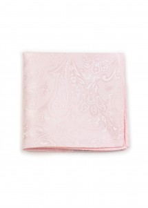 Kavaliertuch aus Set mit Fliege Rosé