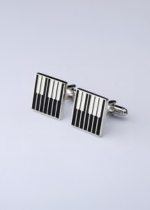 Stilvolle Manschettenknöpfe im Keyboard-Design